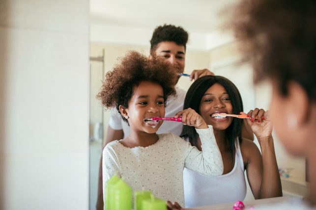 To Avoid Early Childhood Cavities Brush and Floss Teeth with Them