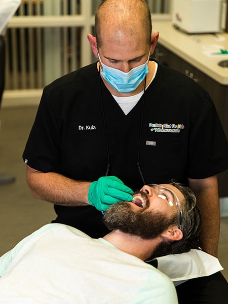 Dr. Kula providing orthodontics in Terre Haute, IN